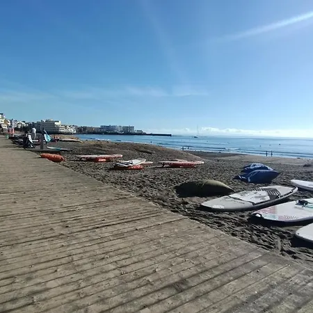 Alquilaencanarias-Medano "Halley", Terrace & Beach-3