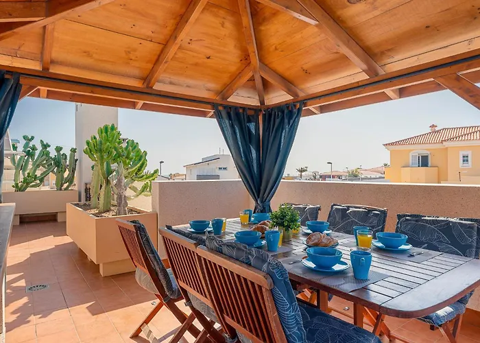 Medano4You Casa Violeta El Médano avec Piscine